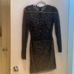 Gorgeous Bebe all over sequin dress. Worn once